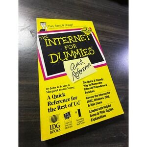 The Internet For Dummies Quick Reference John R Levine Margaret Levine Young IDG